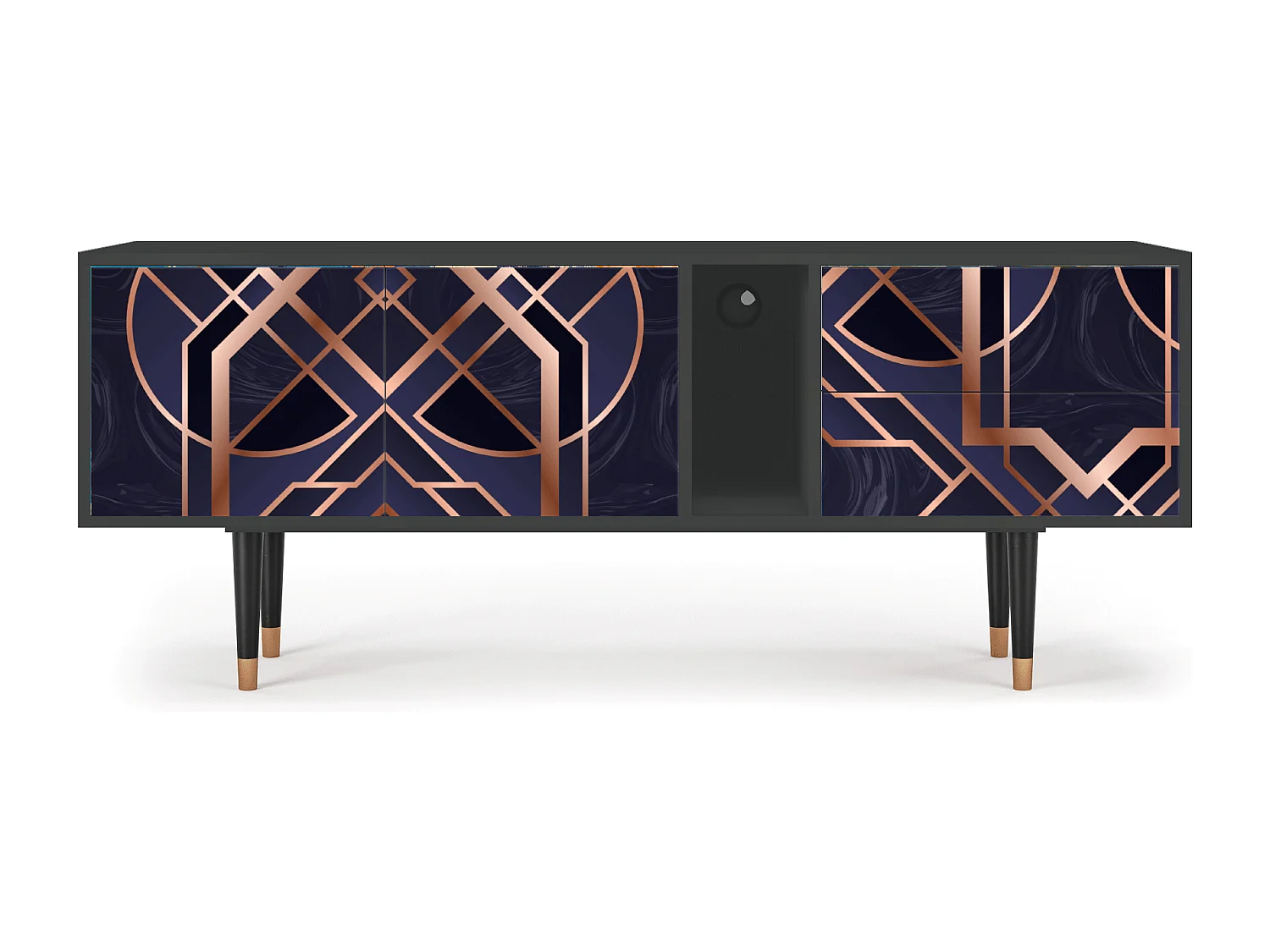 Mueble de TV - 170х69х48 cm - T1 - Purple Temple, Antracite