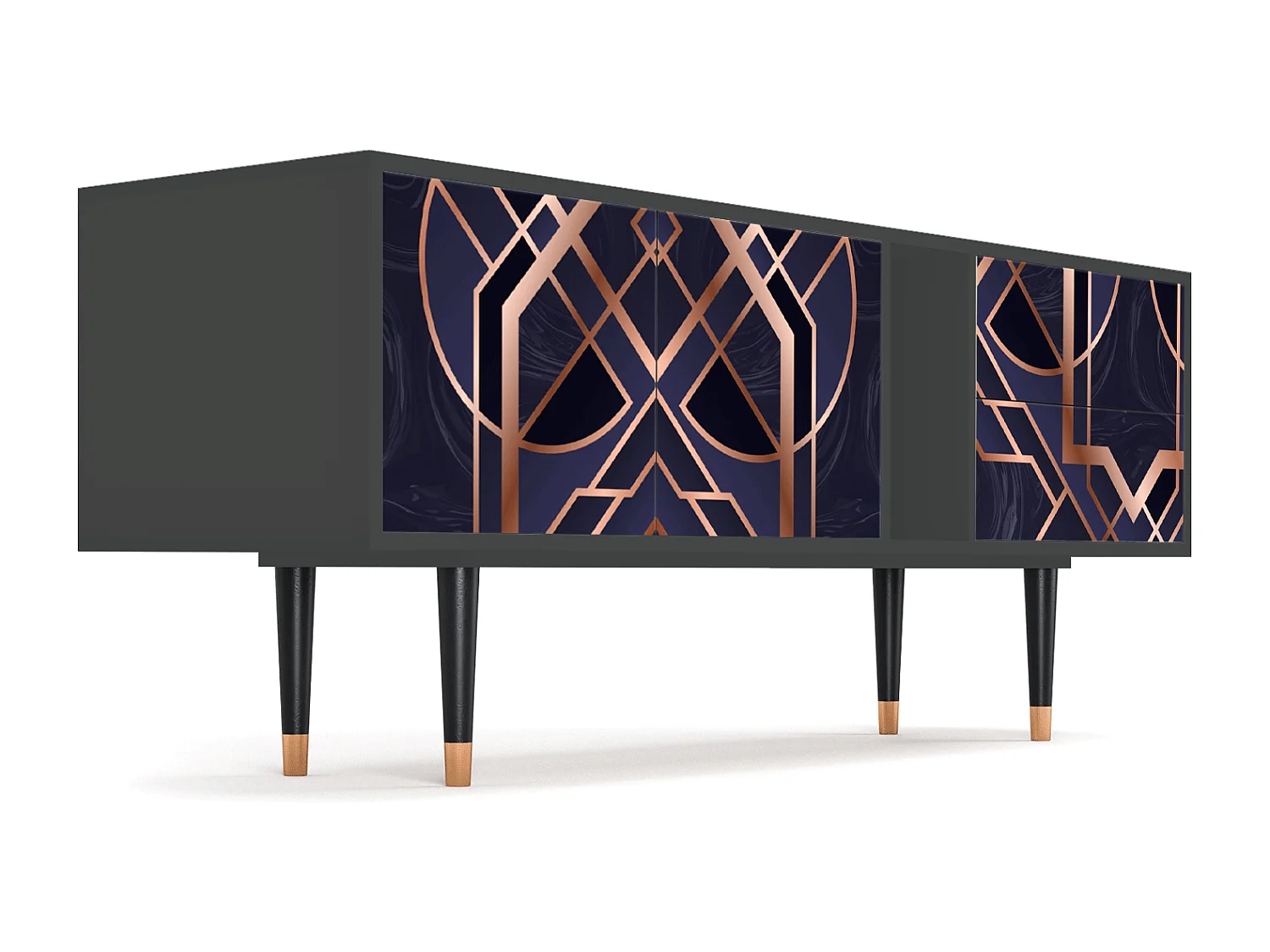 Mueble de TV - 170х69х48 cm - T1 - Purple Temple, Antracite