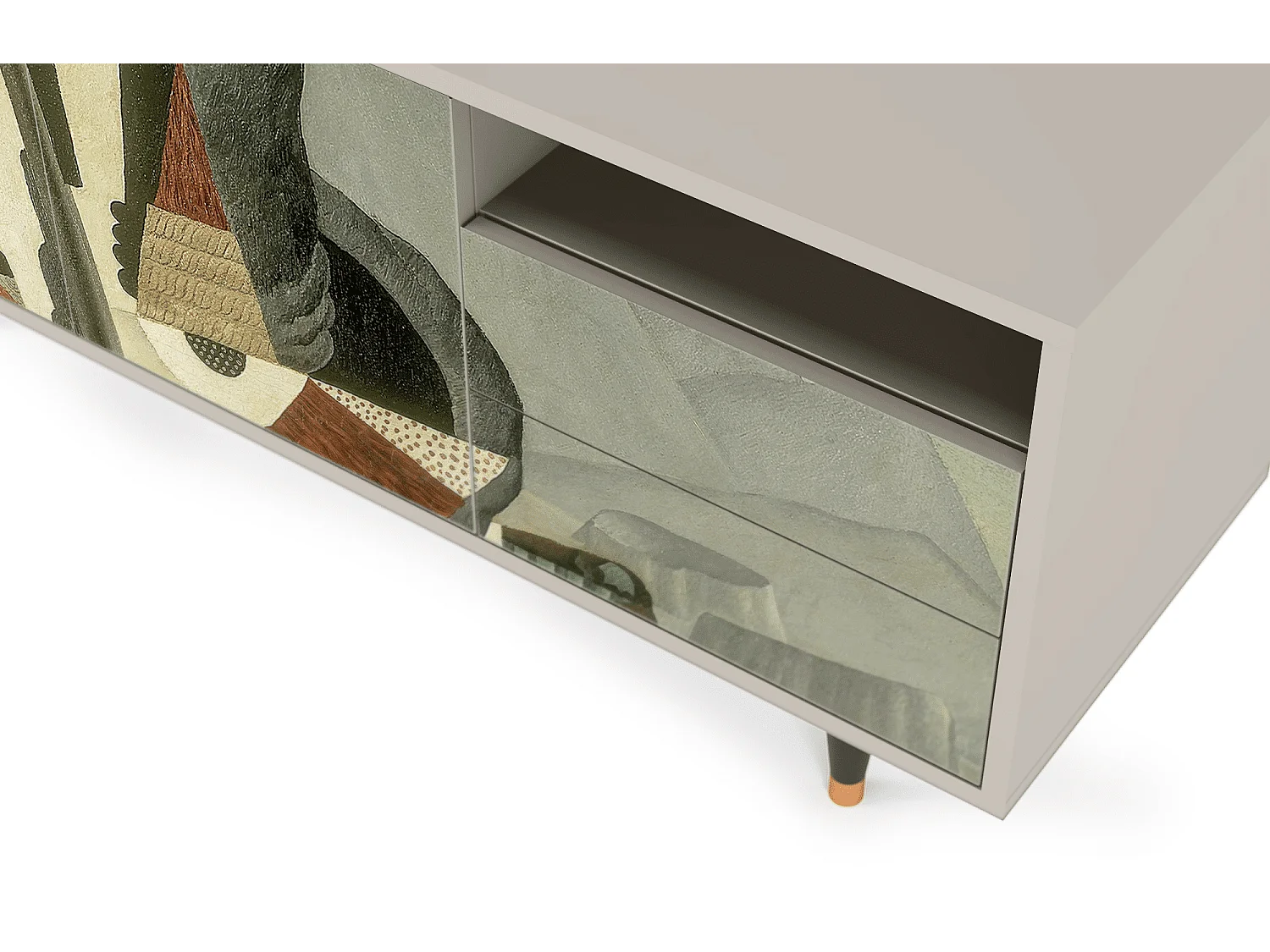 Mobile TV - 125х56х41 cm - T7 - The Cubist Paintings , Sabbia