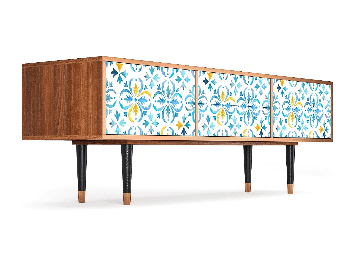 TV-meubel - 170х59х48 cm - T4 - Lisbon Flover, Walnoot