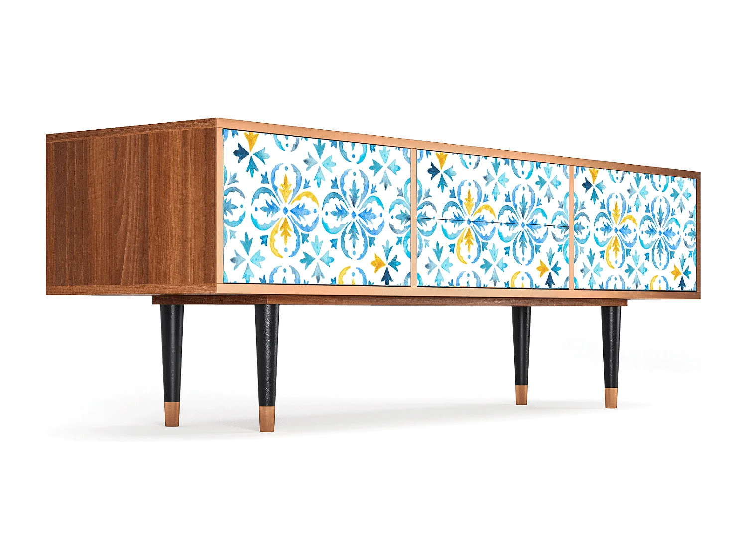 Szafka RTV - 170х59х48 cm - T4 - Lisbon Flover, Orzech