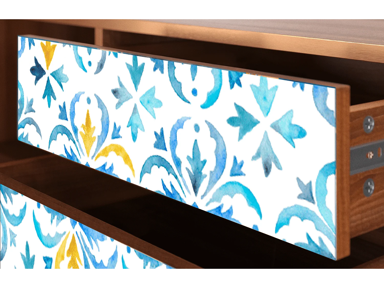 Szafka RTV - 170х59х48 cm - T4 - Lisbon Flover, Orzech