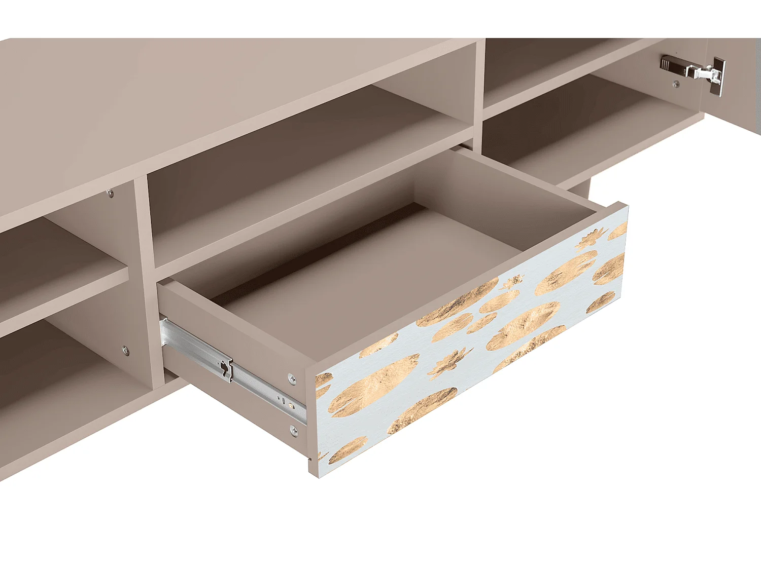 TV-Möbel - 170х59х41 cm - T6 - Blue Giraffe, Latte