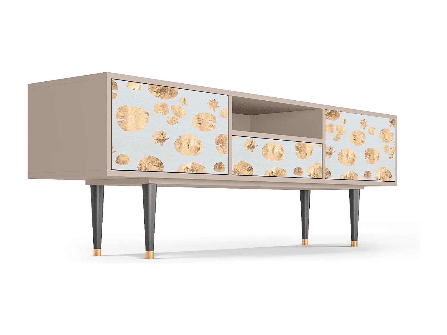 Meuble TV - 170х59х41 cm - T6 - Blue Giraffe, Latte