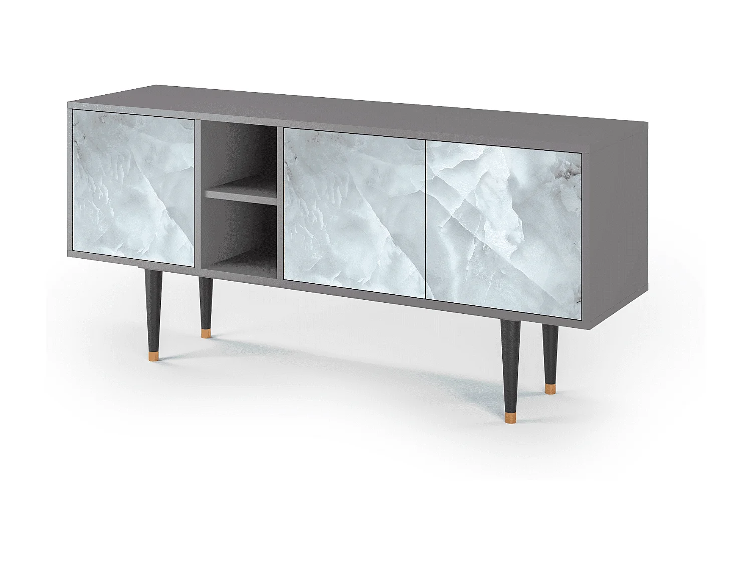 TV-Möbel - 150х69х41 cm - T5 - The Onyx, Grau