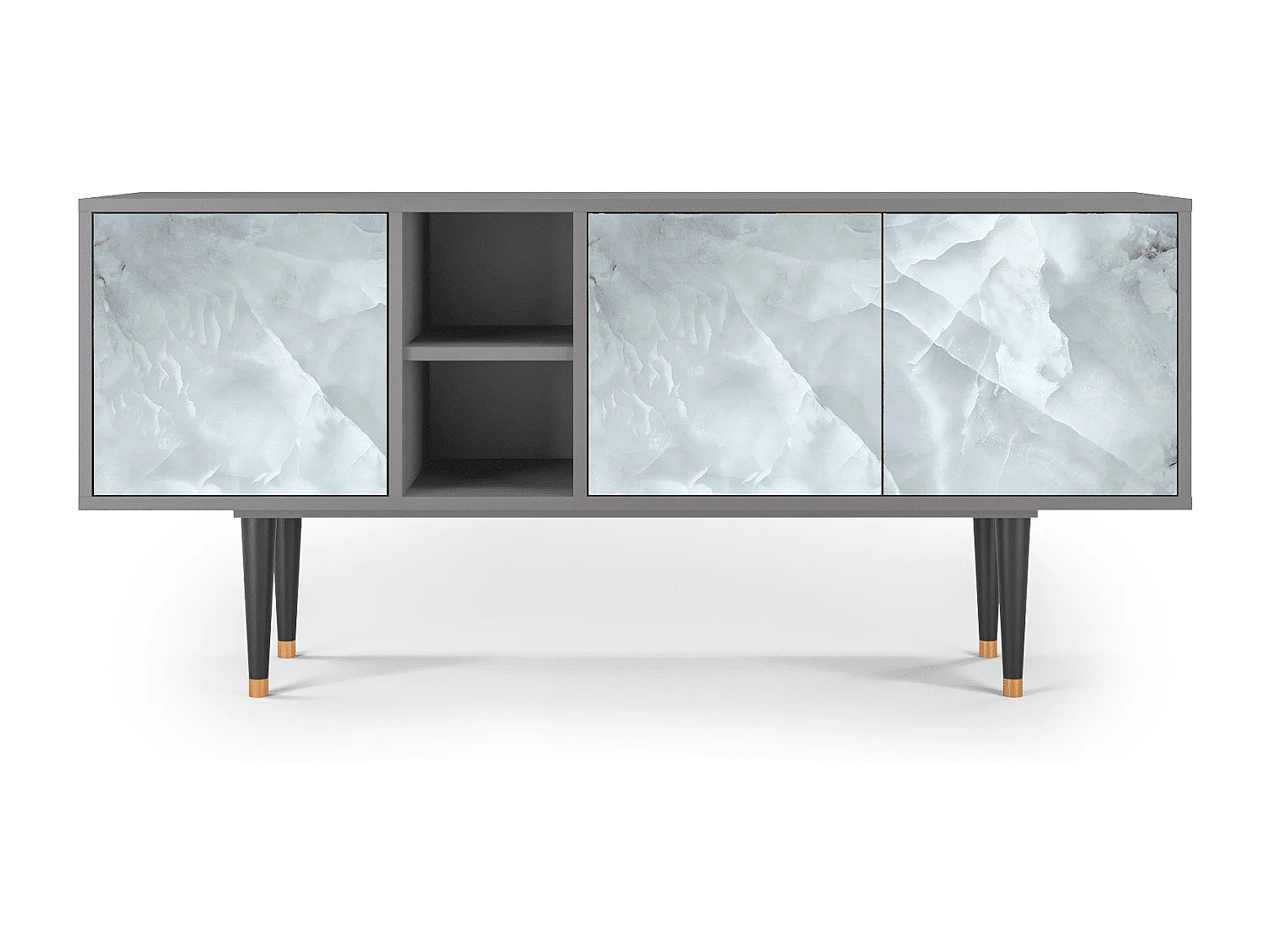 Mobile TV - 150х69х41 cm - T5 - The Onyx, Grigio