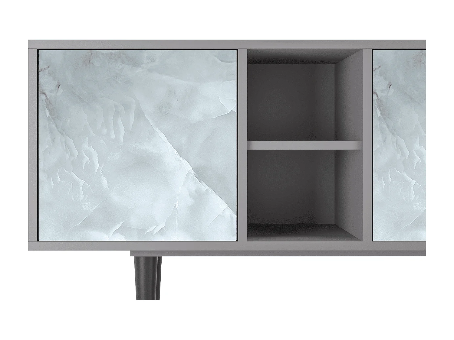 Mobile TV - 150х69х41 cm - T5 - The Onyx, Grigio