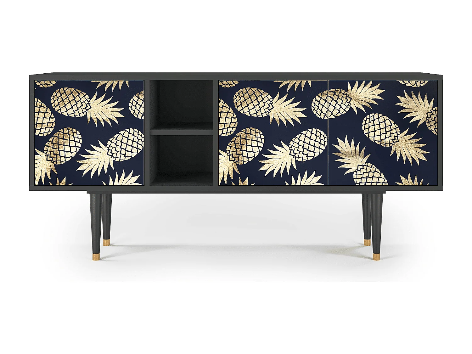 Meuble TV - 150х69х41 cm - T5 - Sunny Pineaple, Anthracite