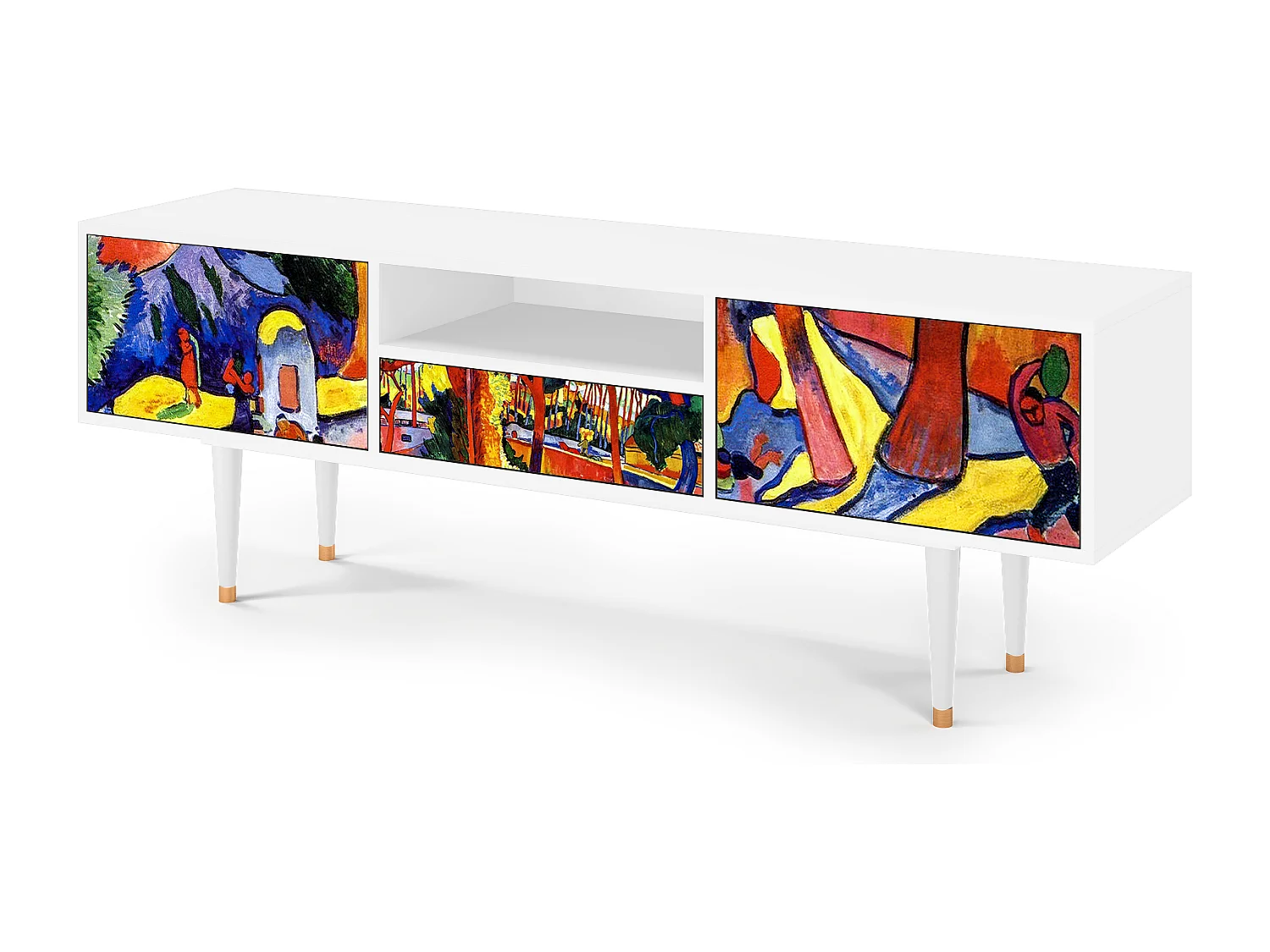 TV-meubel - 170х59х41 cm - T6 - The Turning Road, Wit