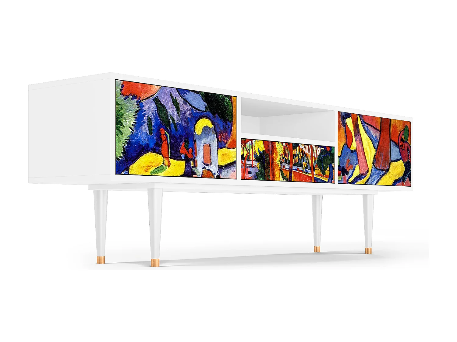 TV-meubel - 170х59х41 cm - T6 - The Turning Road, Wit