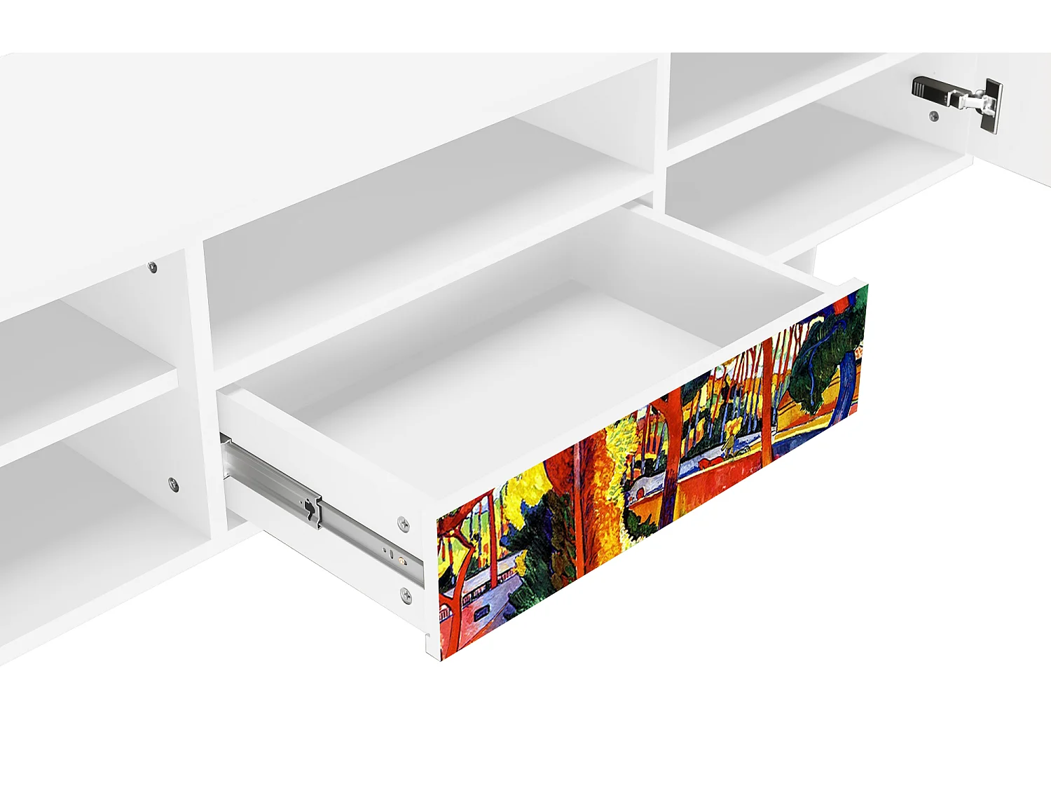 TV-meubel - 170х59х41 cm - T6 - The Turning Road, Wit