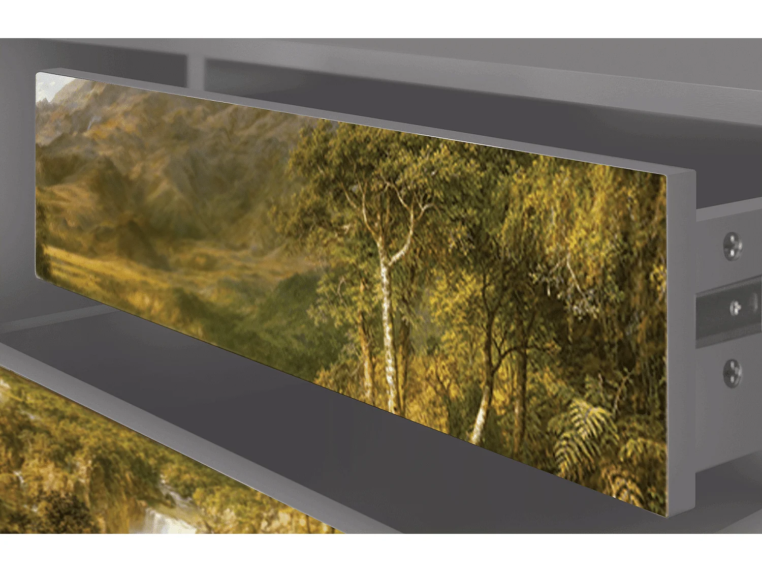 Meuble TV - 170х59х48 cm - T4 - The Heart of the Andes , Gris