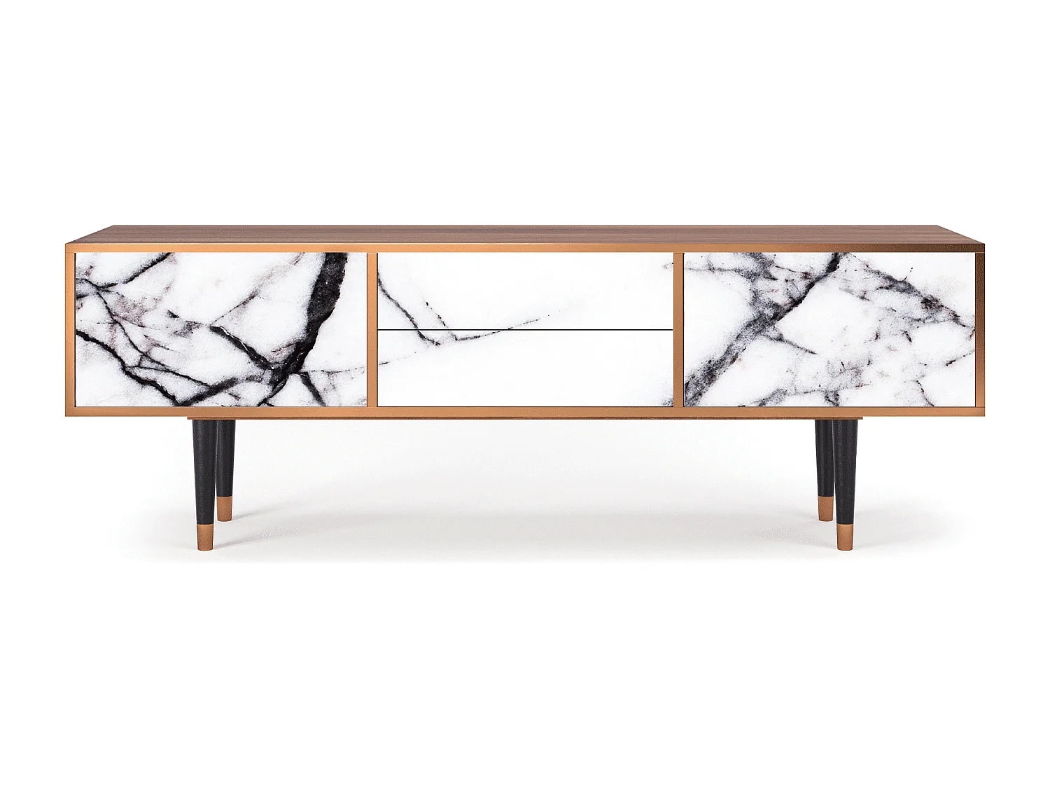 Mobile TV - 170х59х48 cm - T4 - Raven Marble, Noce