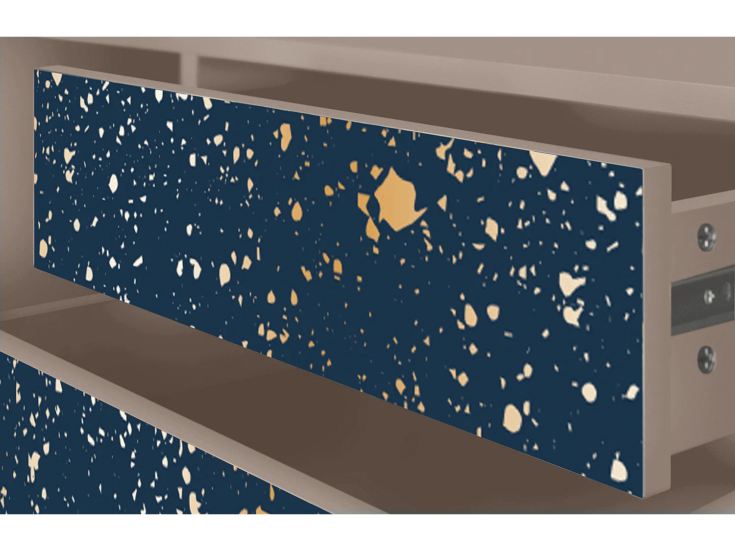 Mobile TV - 170х59х48 cm - T4 - Starfall, Latte