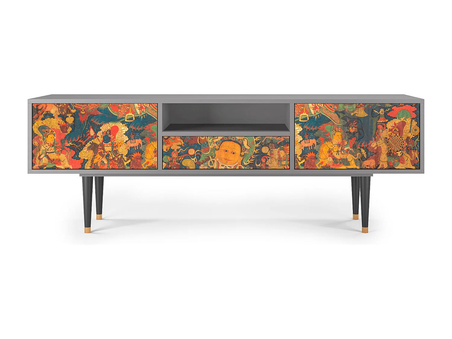 Meuble TV - 170х59х41 cm - T6 - God by Vaisravana , Gris