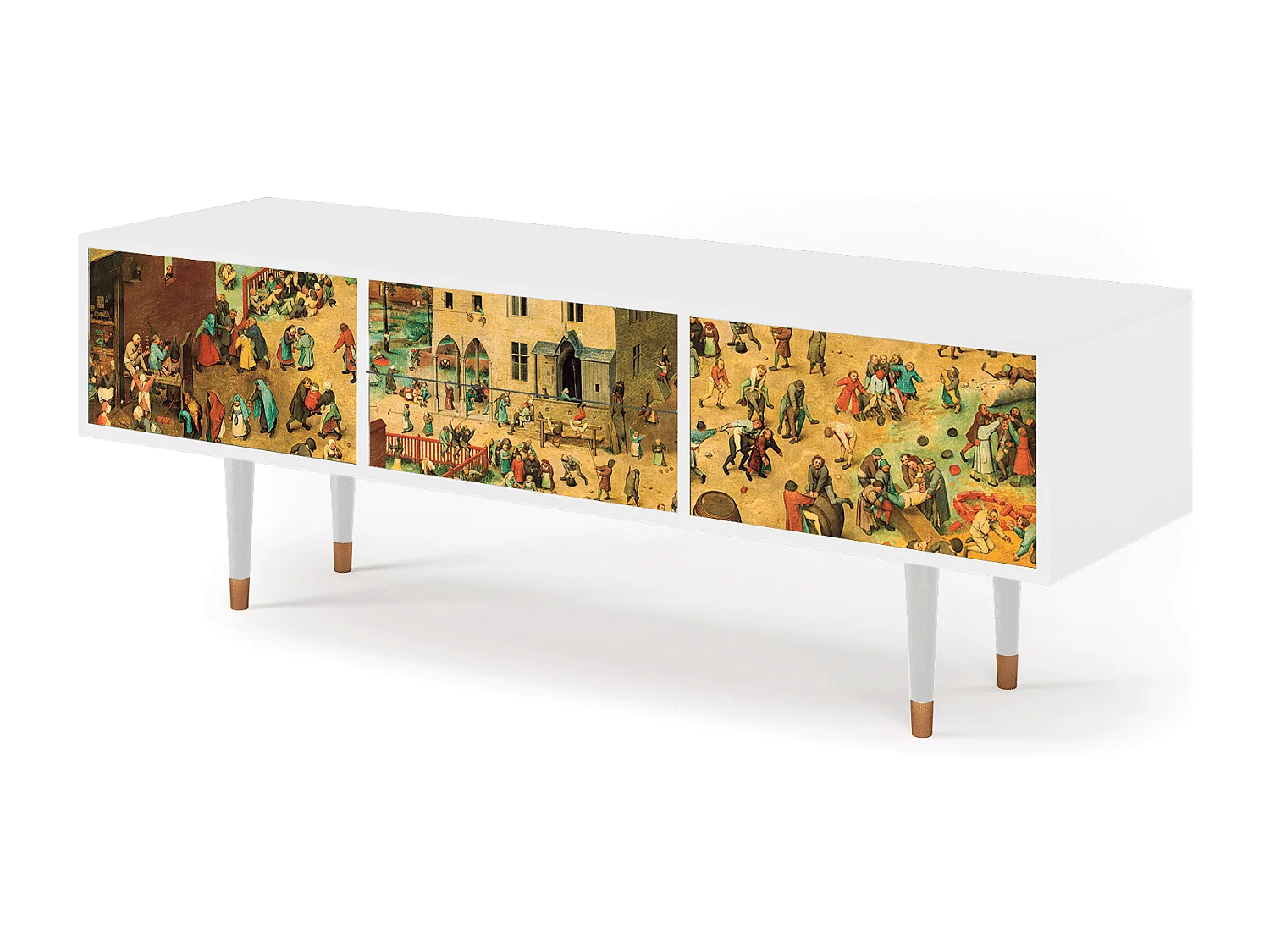 Meuble TV - 170х59х48 cm - T4 - Children Games, Blanc