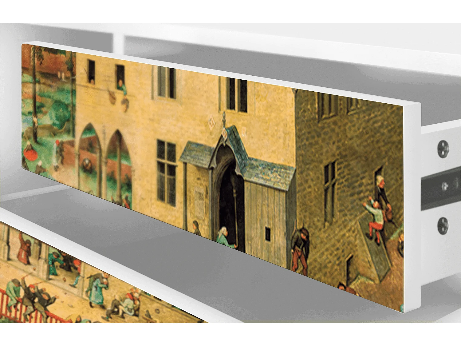 Meuble TV - 170х59х48 cm - T4 - Children Games, Blanc