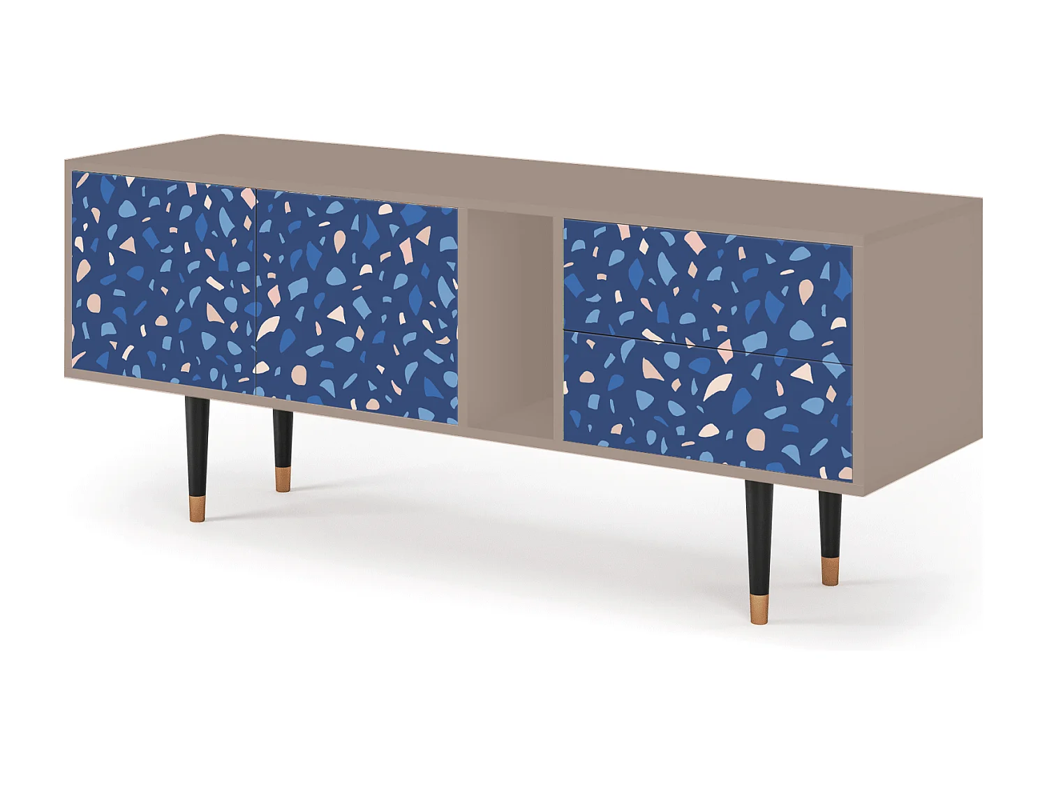 Mobile TV - 170х69х48 cm - T1 - Soap Whirpool, Latte