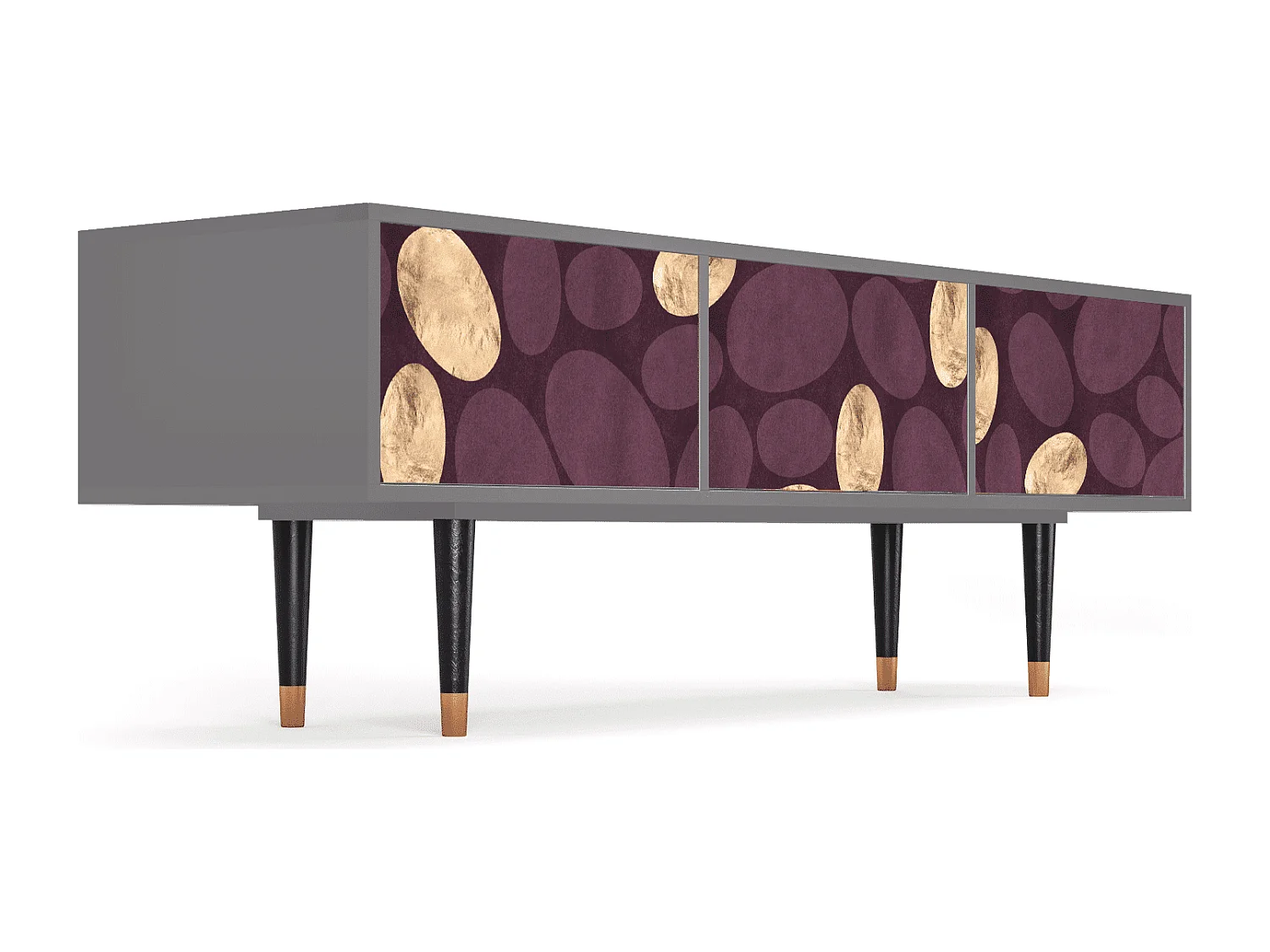 TV-meubel - 170х59х48 cm - T4 - Fine Wine, Grijs