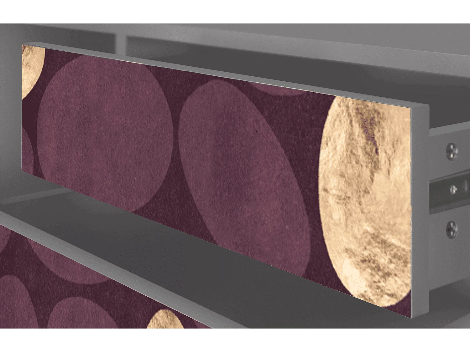 TV-meubel - 170х59х48 cm - T4 - Fine Wine, Grijs