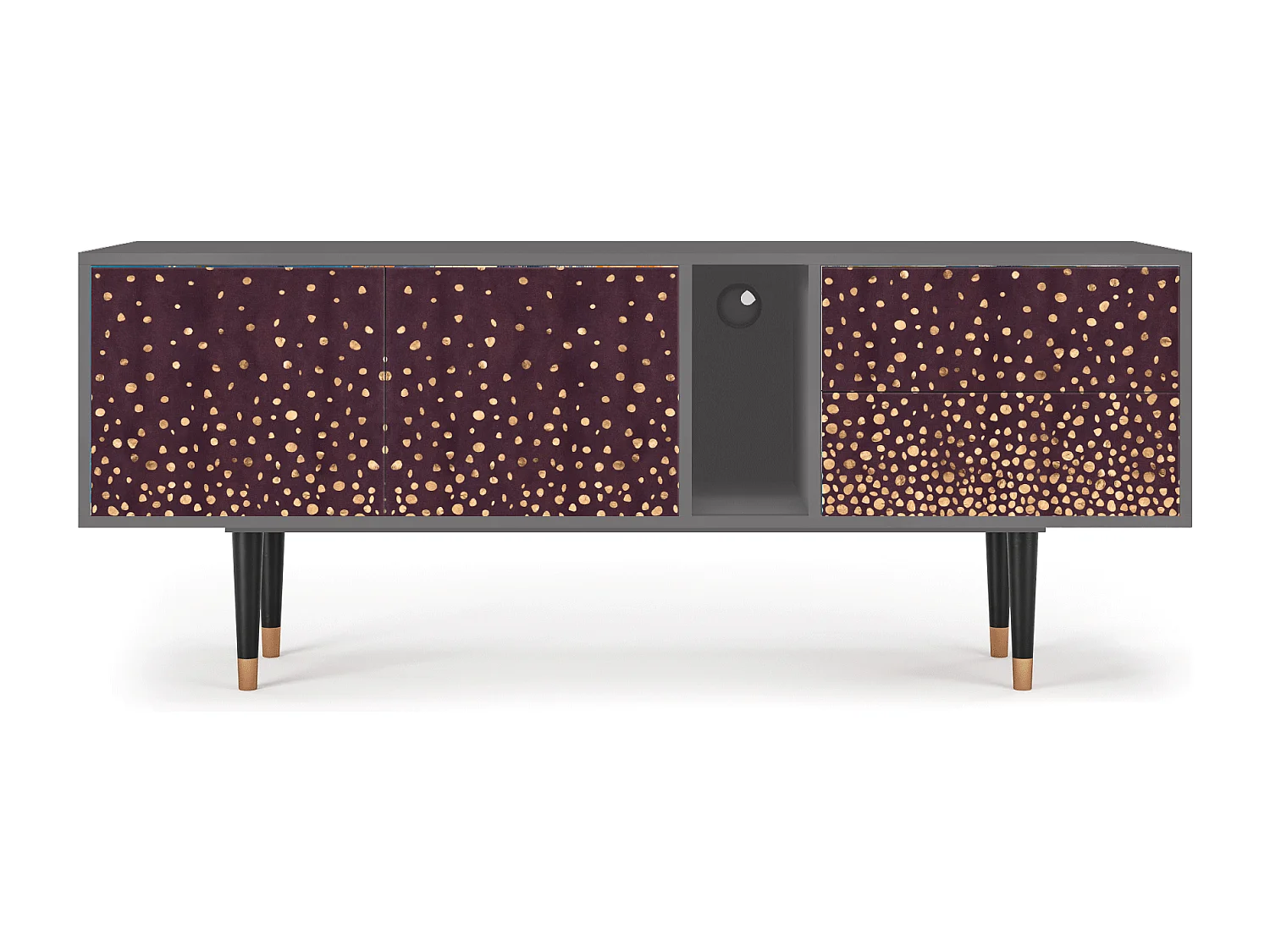 TV-Möbel - 170х69х48 cm - T1 - Glowworms, Grau