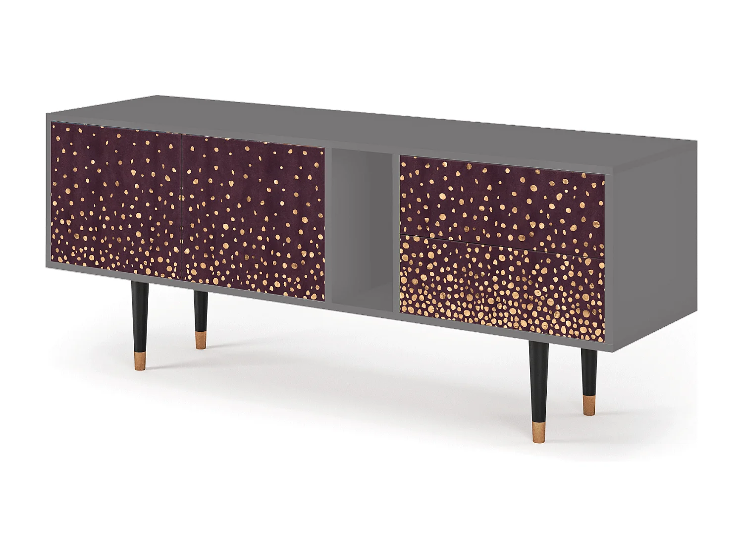 TV-Möbel - 170х69х48 cm - T1 - Glowworms, Grau