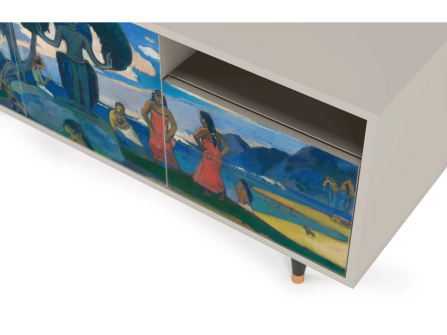 Meuble TV - 125х56х41 cm - T7 - Day of the God, Sable