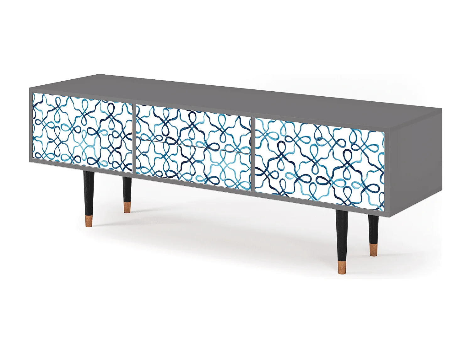 Mobile TV - 170х59х48 cm - T4 - Marine Strings, Grigio