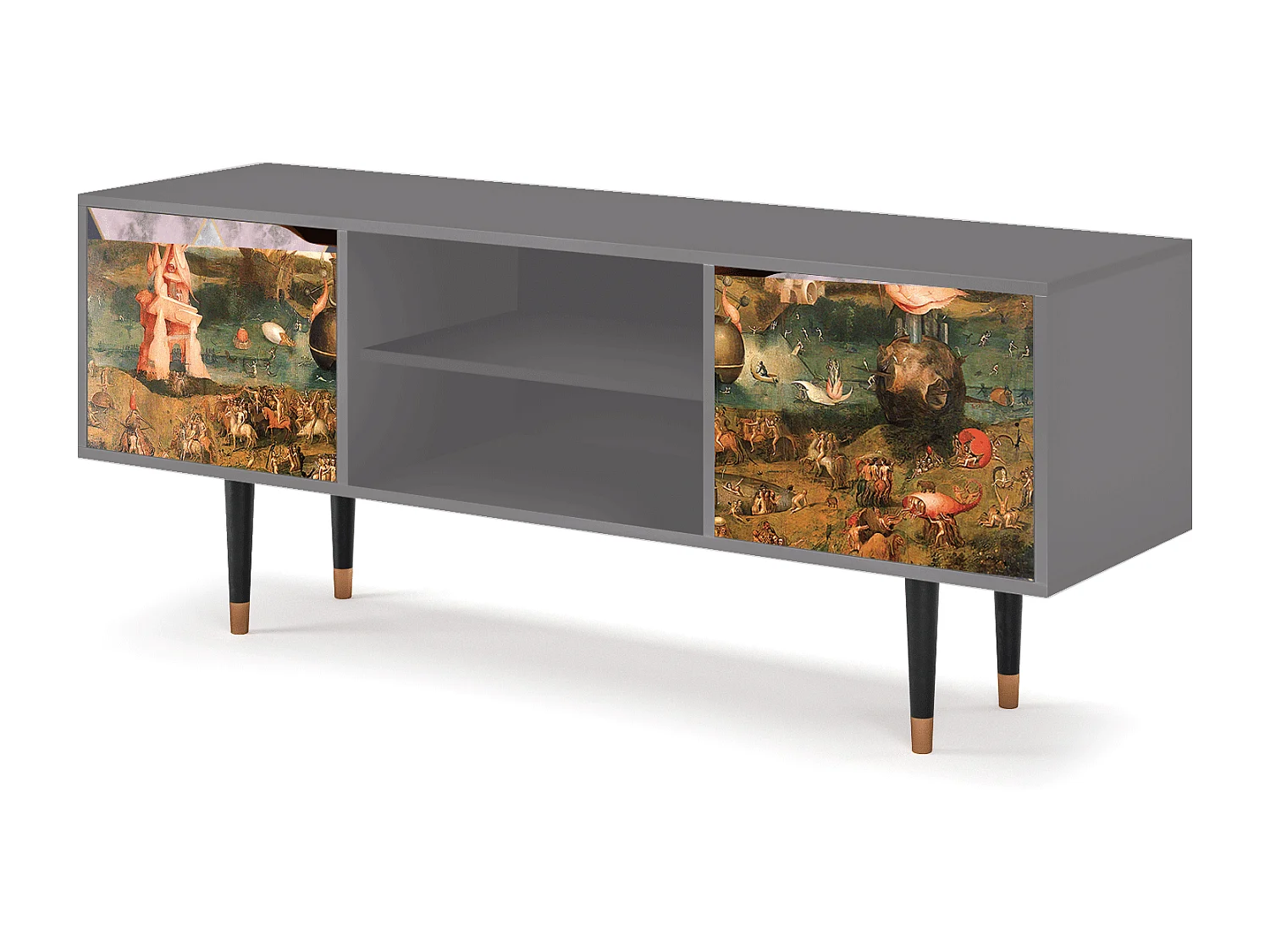 TV-Möbel - 170х69х48 cm - T2 - Garden of Delights , Grau