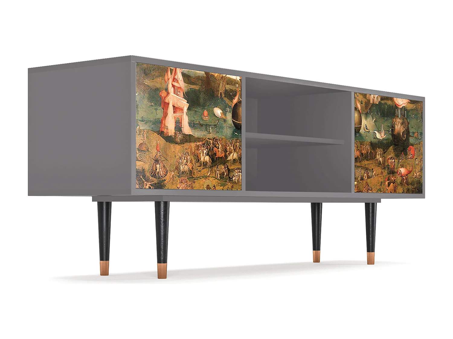 TV-Möbel - 170х69х48 cm - T2 - Garden of Delights , Grau