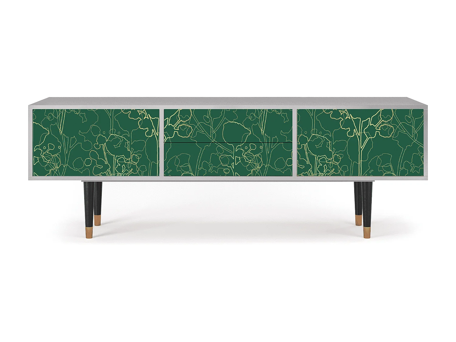 Meuble TV - 170х59х48 cm - T4 - Emerald Forest, Gris