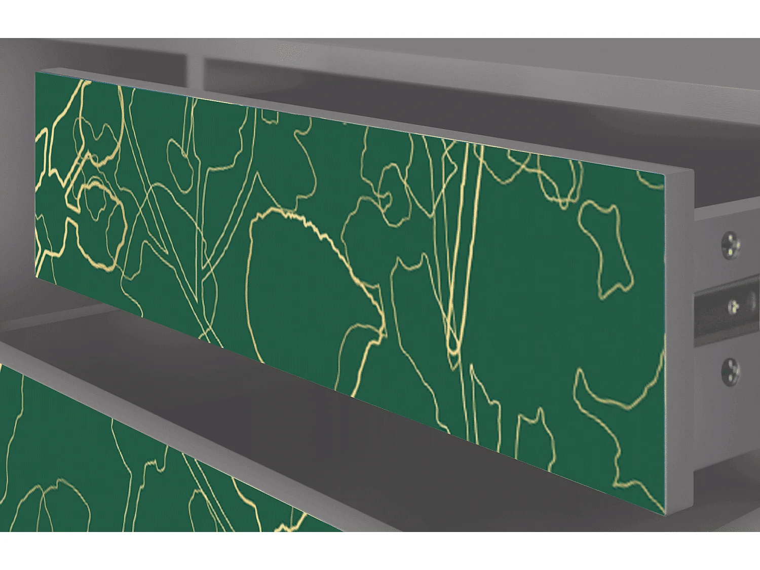 Meuble TV - 170х59х48 cm - T4 - Emerald Forest, Gris