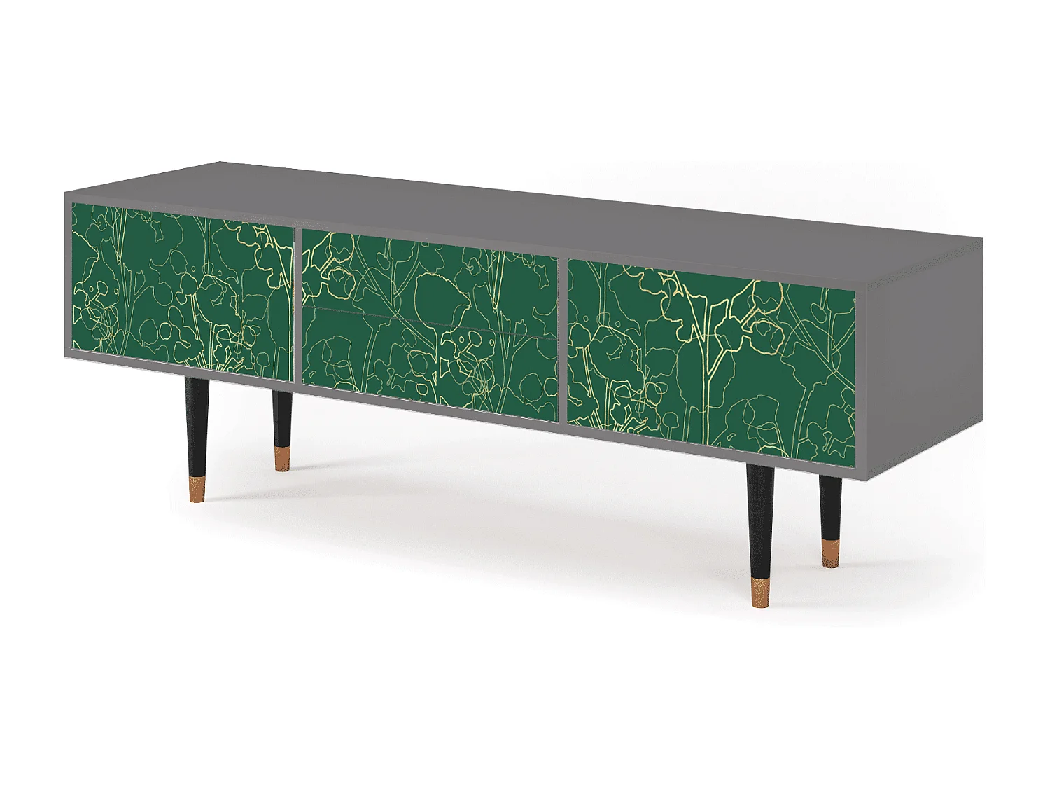 Mobile TV - 170х59х48 cm - T4 - Emerald Forest, Grigio