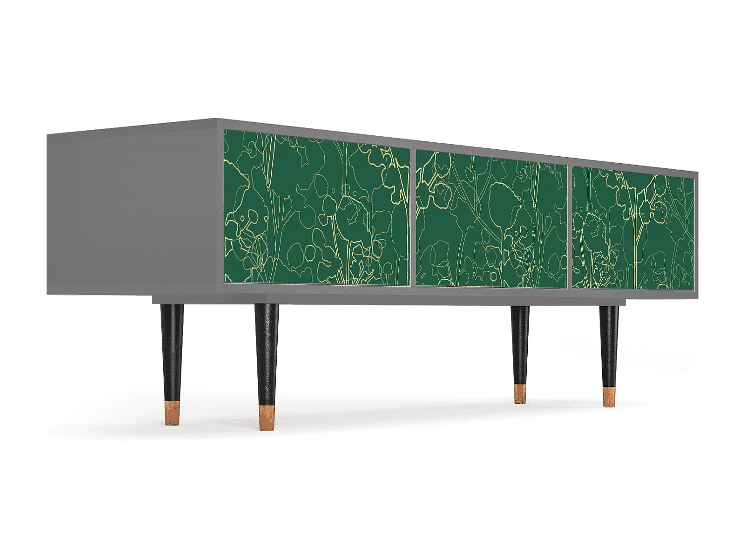 Mobile TV - 170х59х48 cm - T4 - Emerald Forest, Grigio