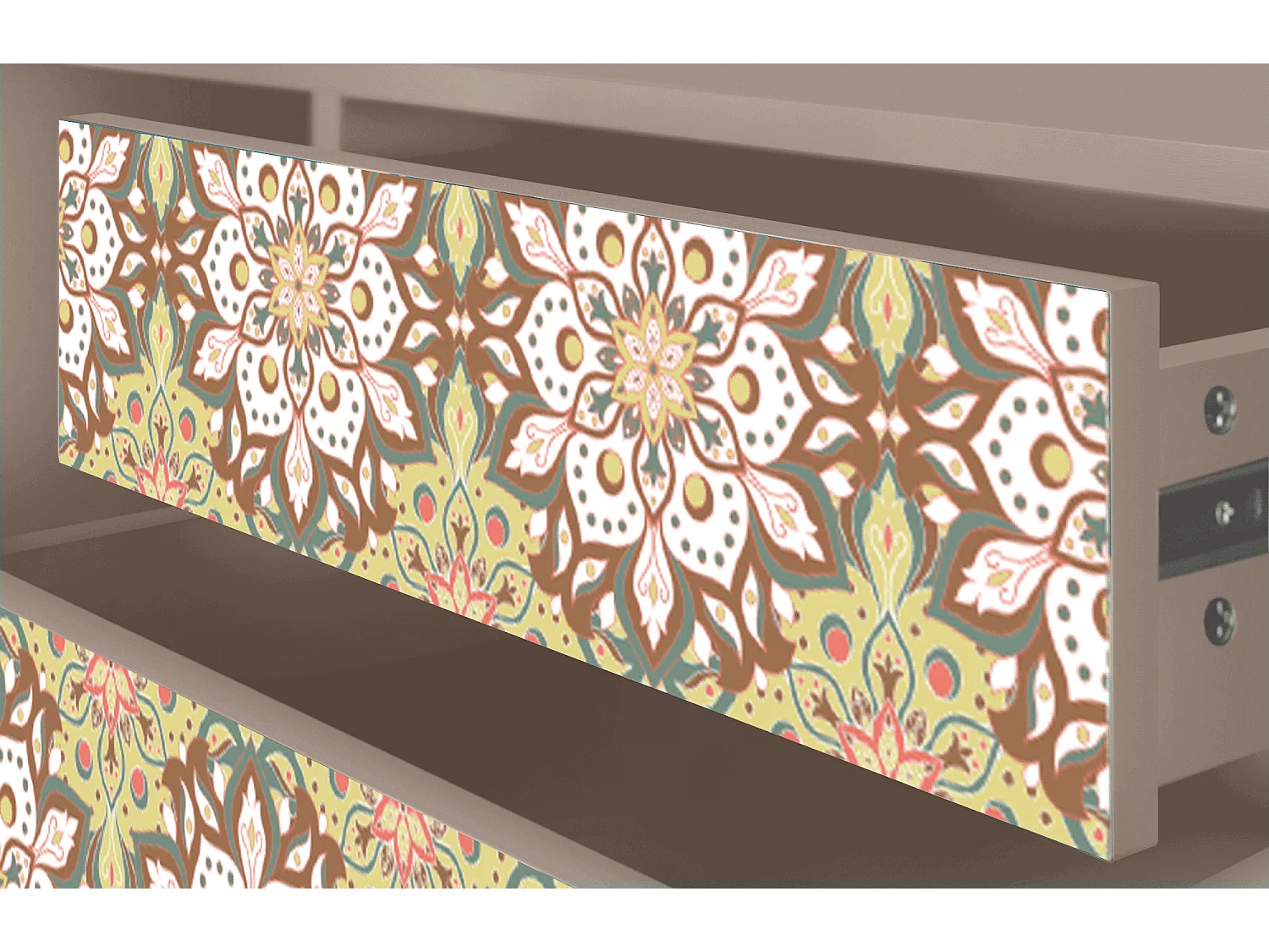 Meuble TV - 170х59х48 cm - T4 - Chinese Tea, Latte