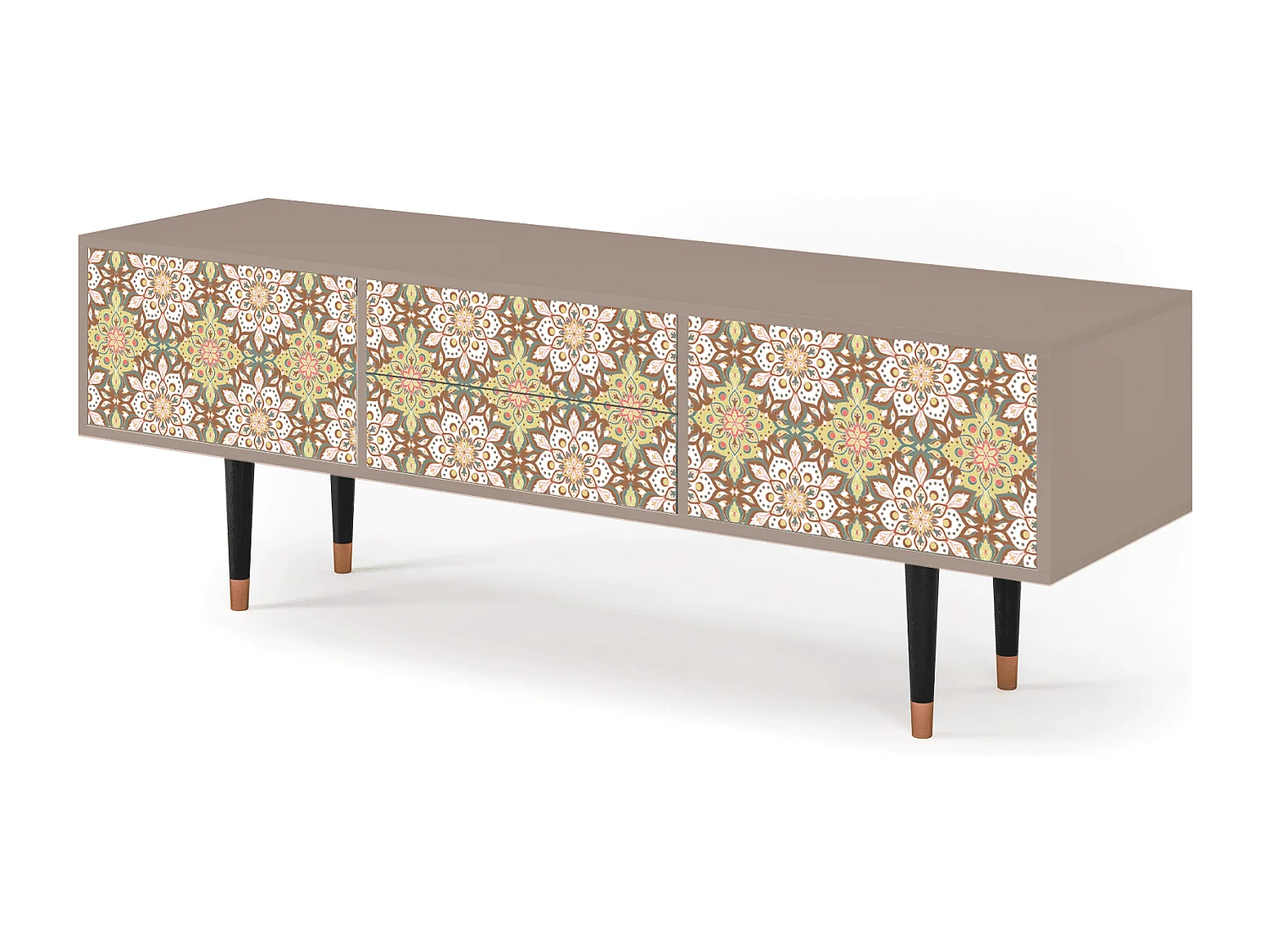 Szafka RTV - 170х59х48 cm - T4 - Chinese Tea, Latte