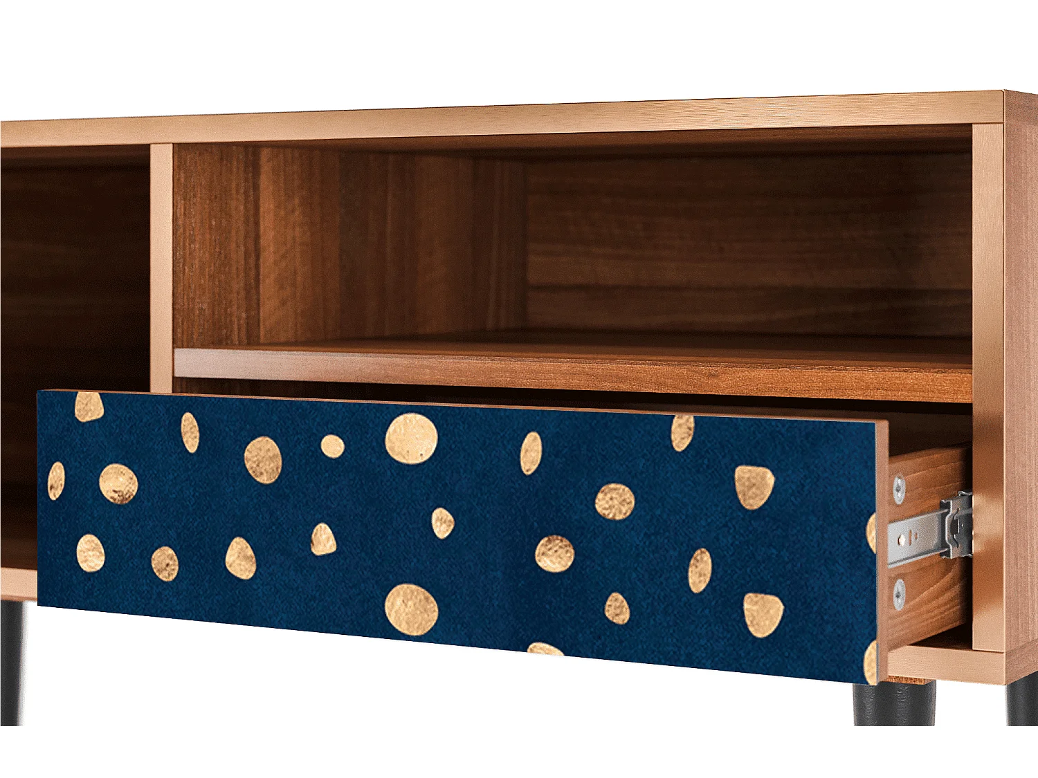 TV-Möbel - 115х59х48 cm - T3 - Night Skies, Walnuss