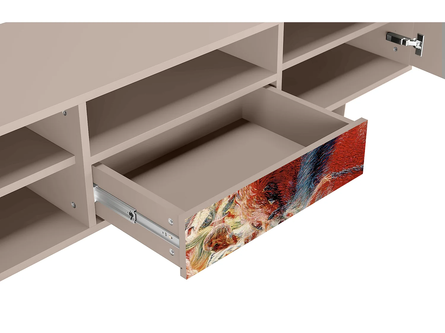 Meuble TV - 170х59х41 cm - T6 - The City Rises, Latte