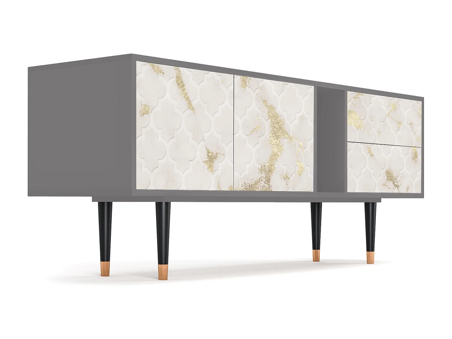 Mueble de TV - 170х69х48 cm - T1 - Sahara desert, Gris