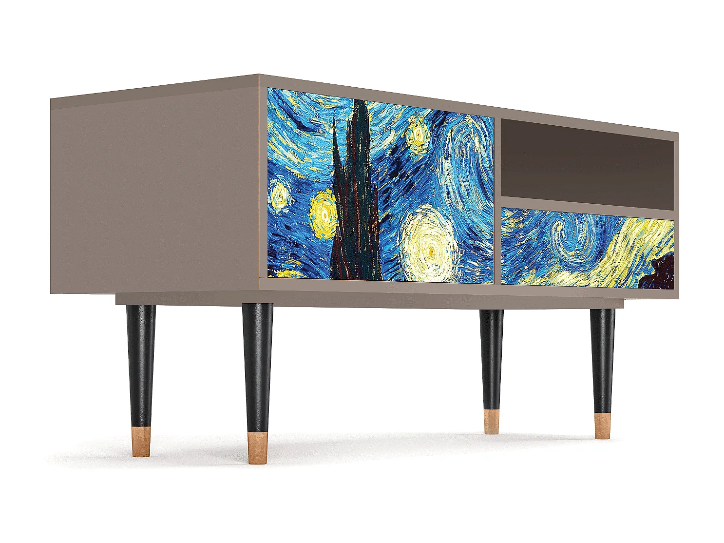 TV-meubel - 115х59х48 cm - T3 - The Starry Night  , Latte