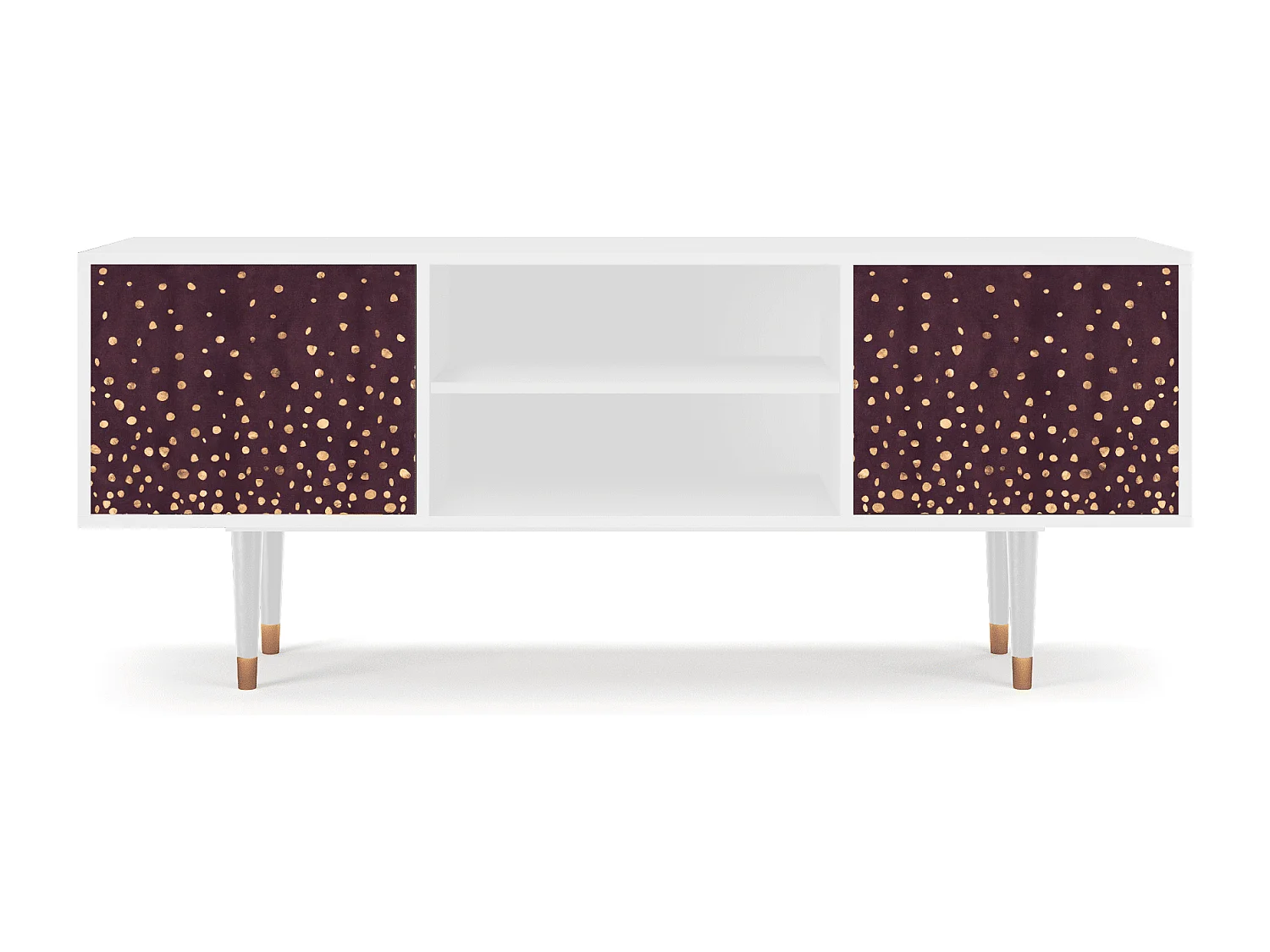 Mobile TV - 170х69х48 cm - T2 - Glowworms, Bianco