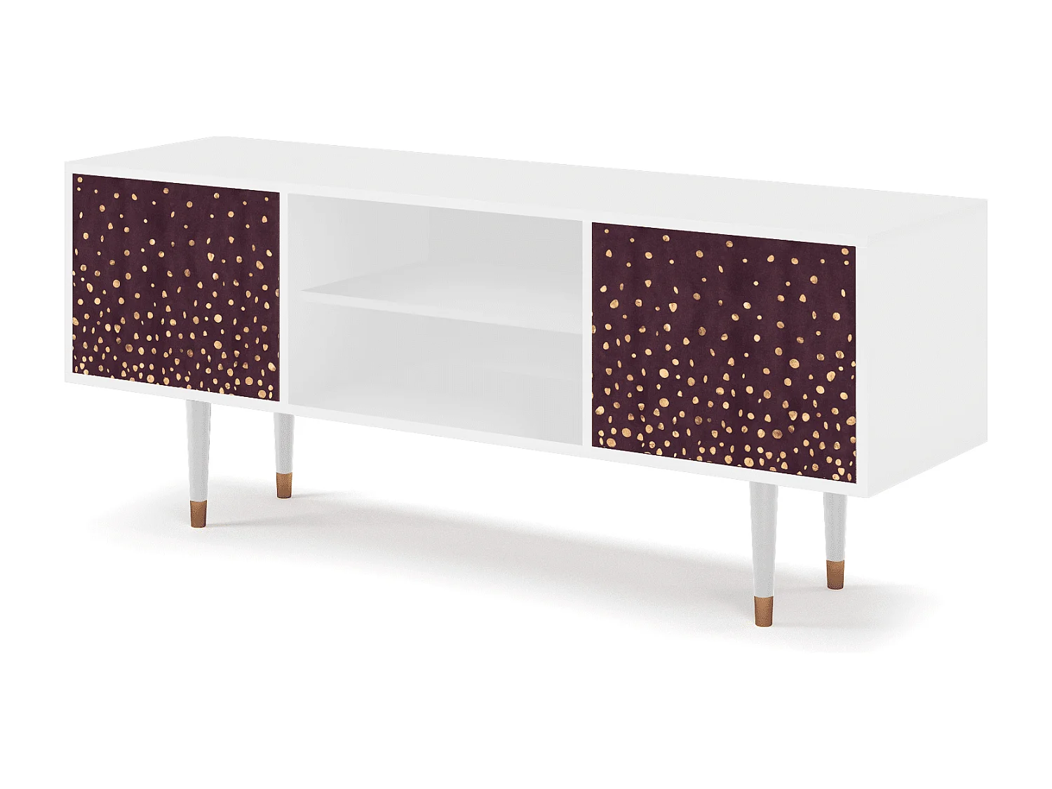 Mobile TV - 170х69х48 cm - T2 - Glowworms, Bianco