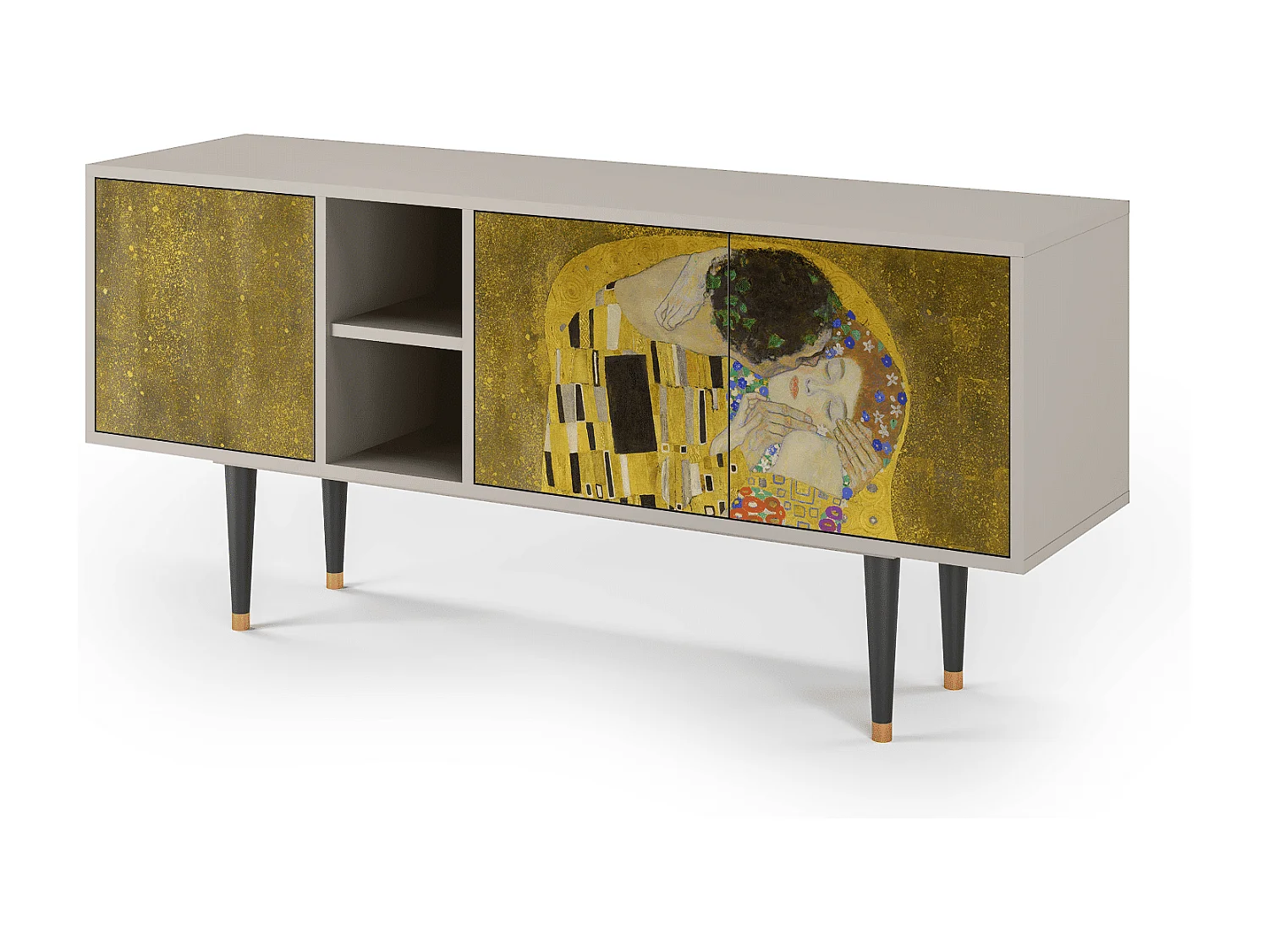 TV-meubel - 150х69х41 cm - T5 - The Kiss by Klimt , Zand