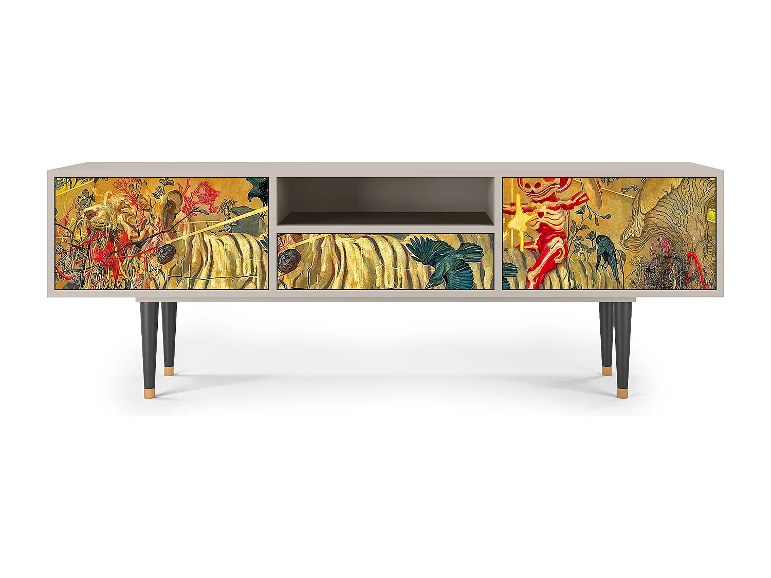 TV-Möbel - 170х59х41 cm - T6 - Blood by James Jean, Sand