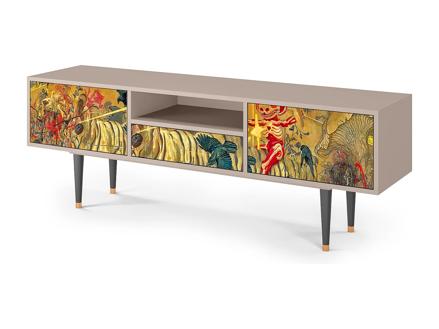 TV-Möbel - 170х59х41 cm - T6 - Blood by James Jean, Sand