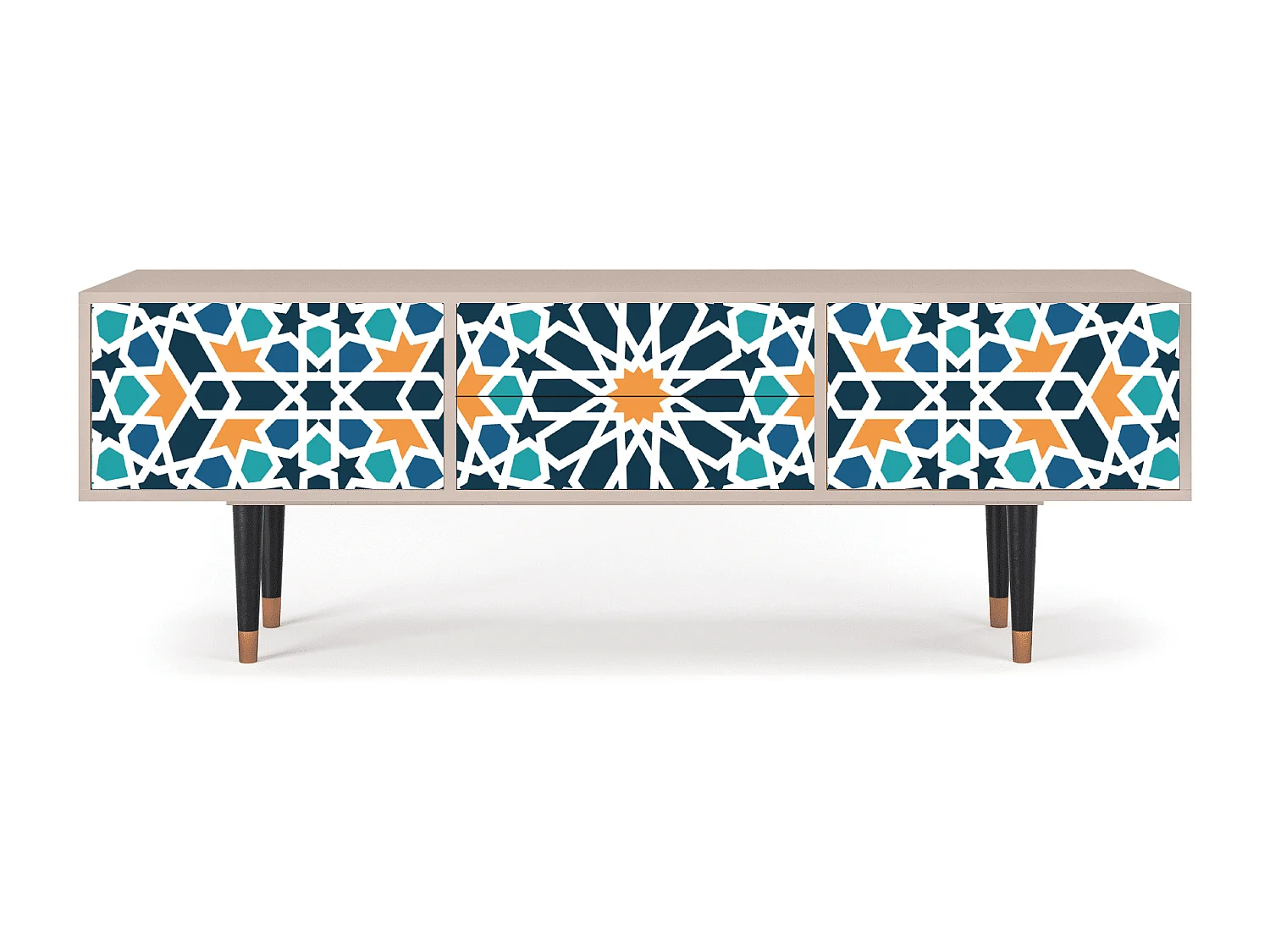 Meuble TV - 170х59х48 cm - T4 - Kaleidoscope, Latte