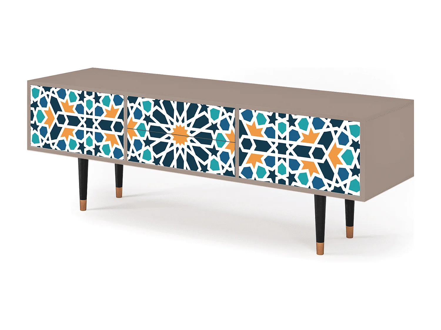 Meuble TV - 170х59х48 cm - T4 - Kaleidoscope, Latte