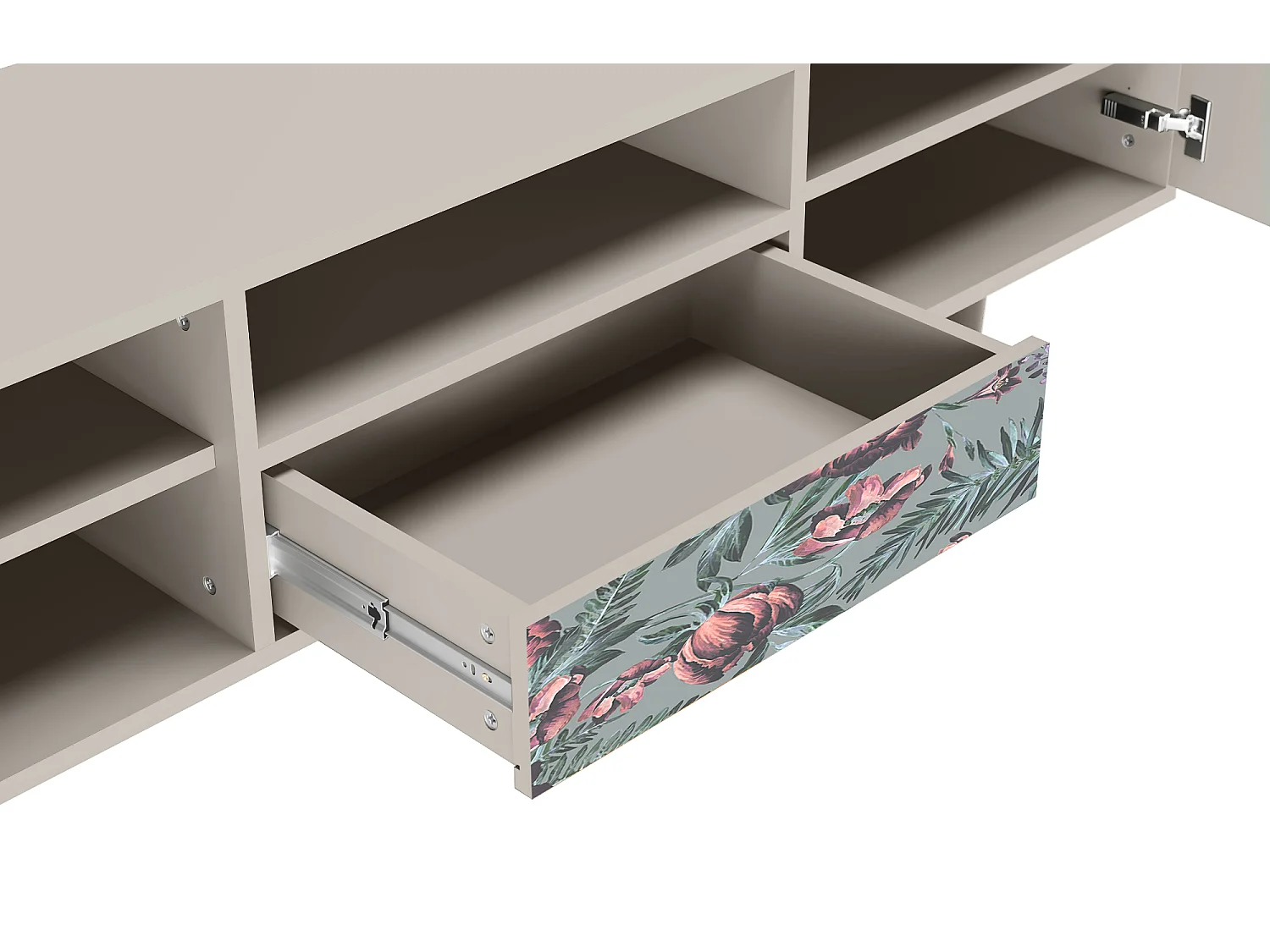 TV-meubel - 170х59х41 cm - T6 - Light Peonies, Zand