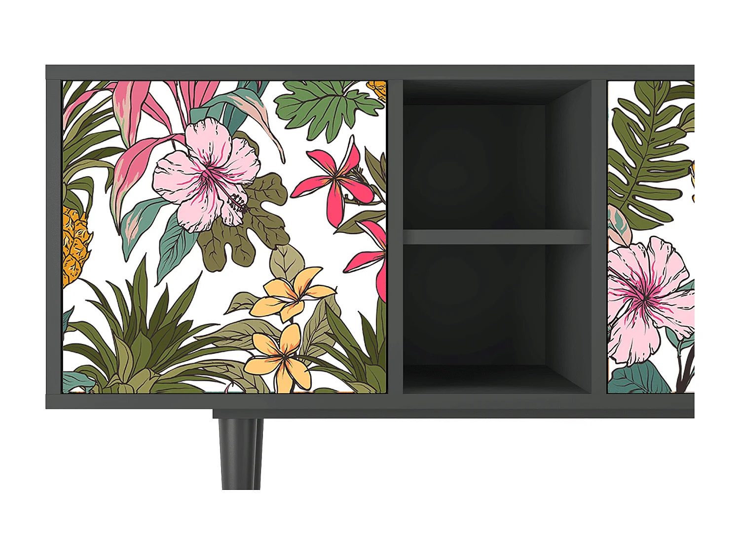 TV-Möbel - 150х69х41 cm - T5 - Estival Fruit, Anthrazit