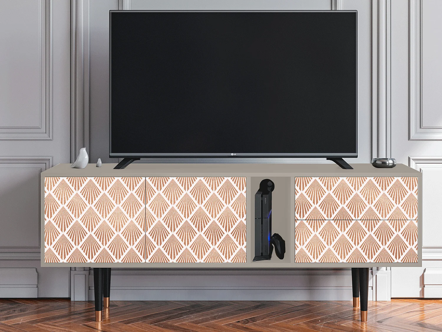 Meuble TV - 170х69х48 cm - T1 - Pastel Sunrise, Sable